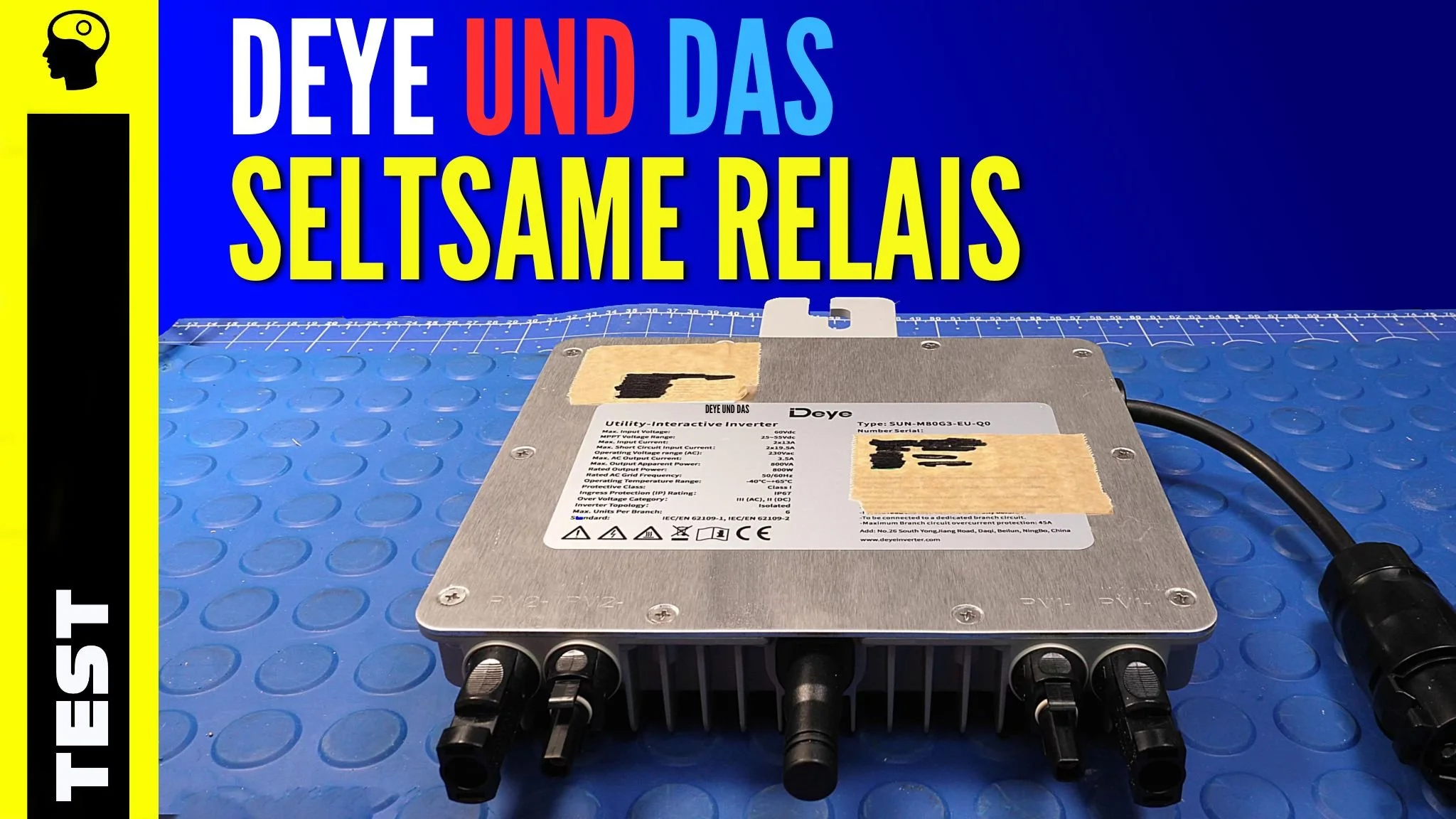 "Live and Let DEYE!" | Wechselrichter Deye  SUN-M80G3-EU-Q0-800W Review