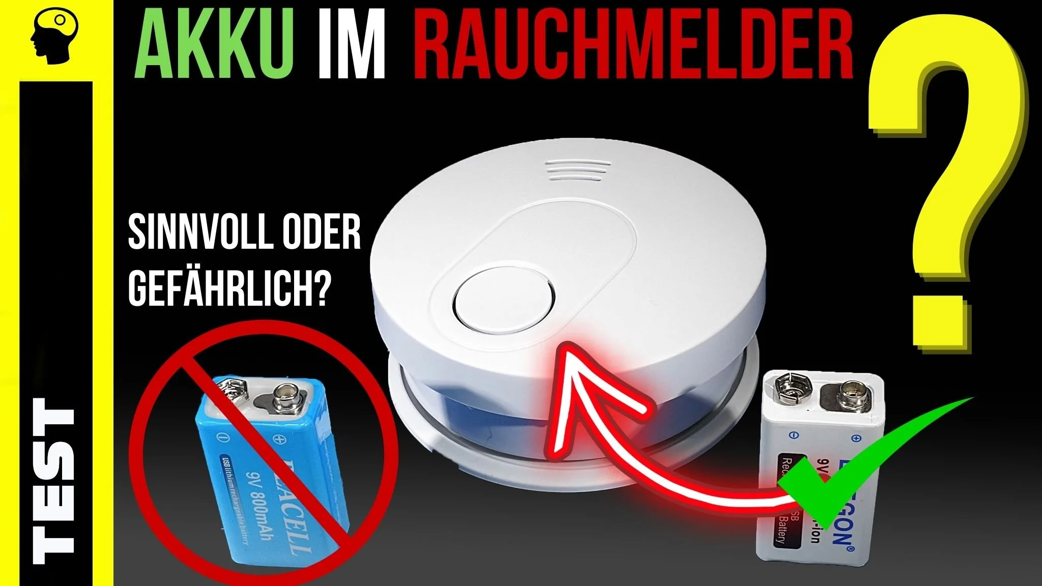 Akkus im Rauchmelder? Gefährlich oder sinnvoll?