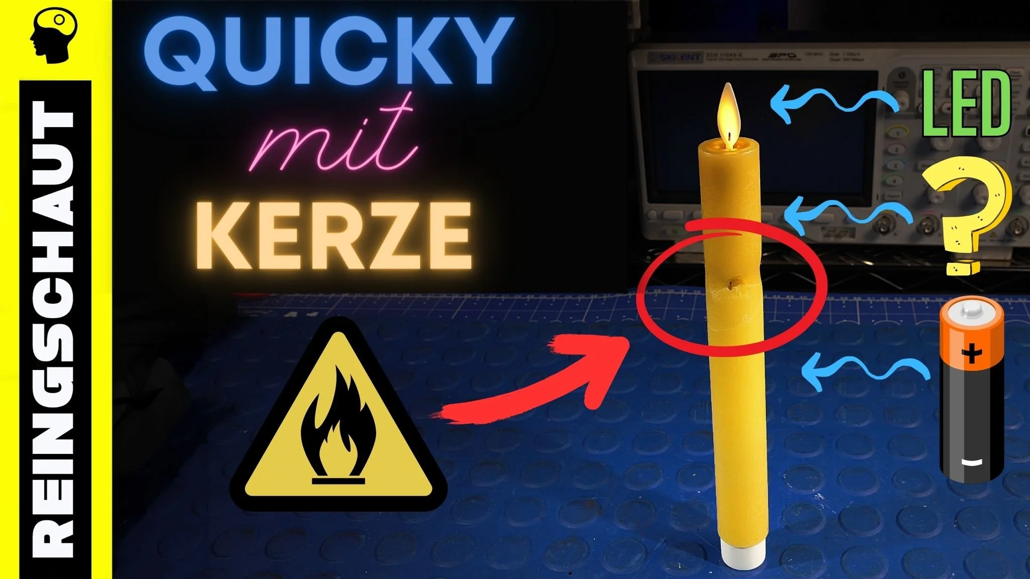 Heißer Kerzen Quicky | Schmauchende LED Kerze