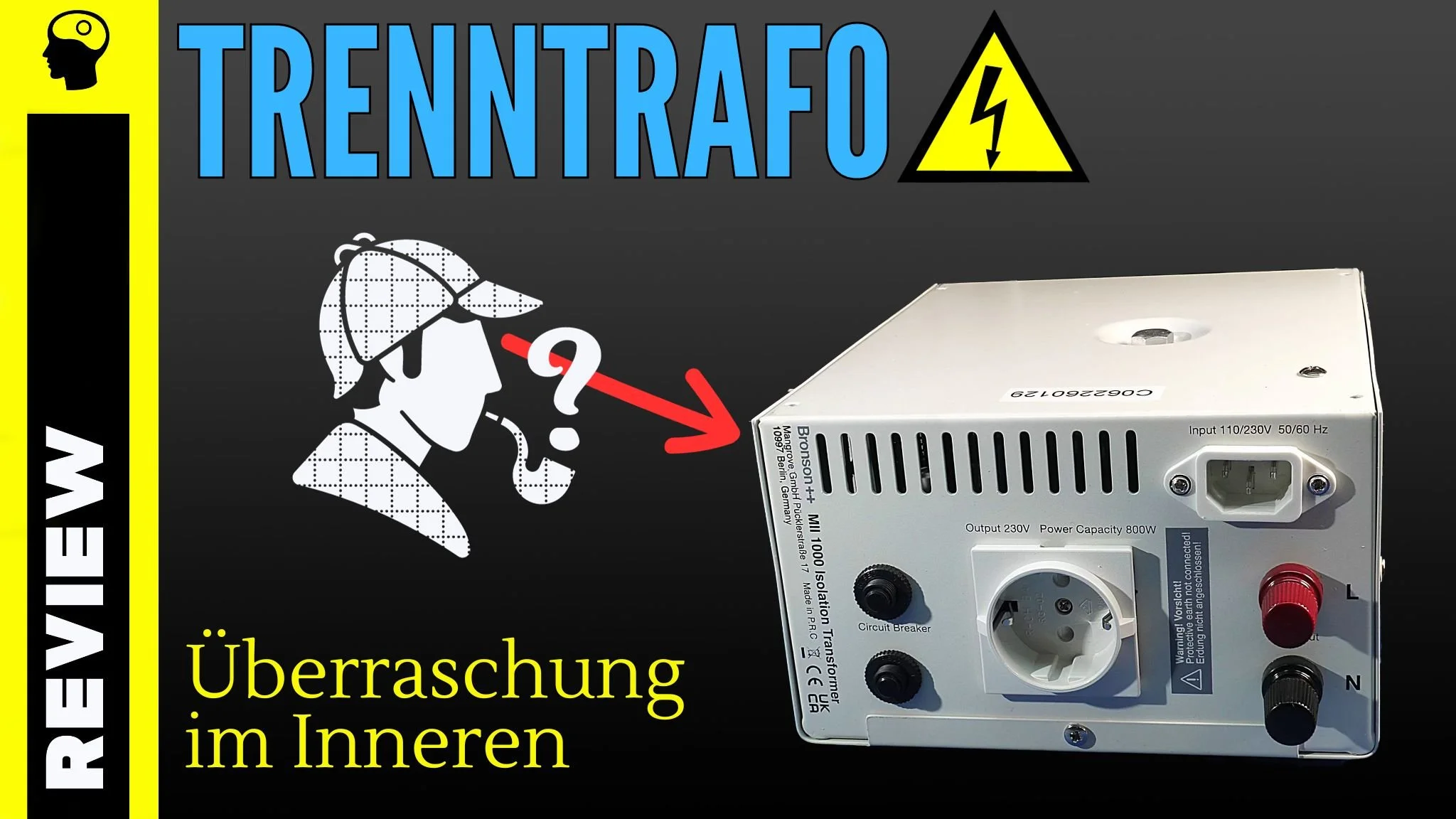 Überraschende Trennung: Bronson MII Trenntrafo 1000VA