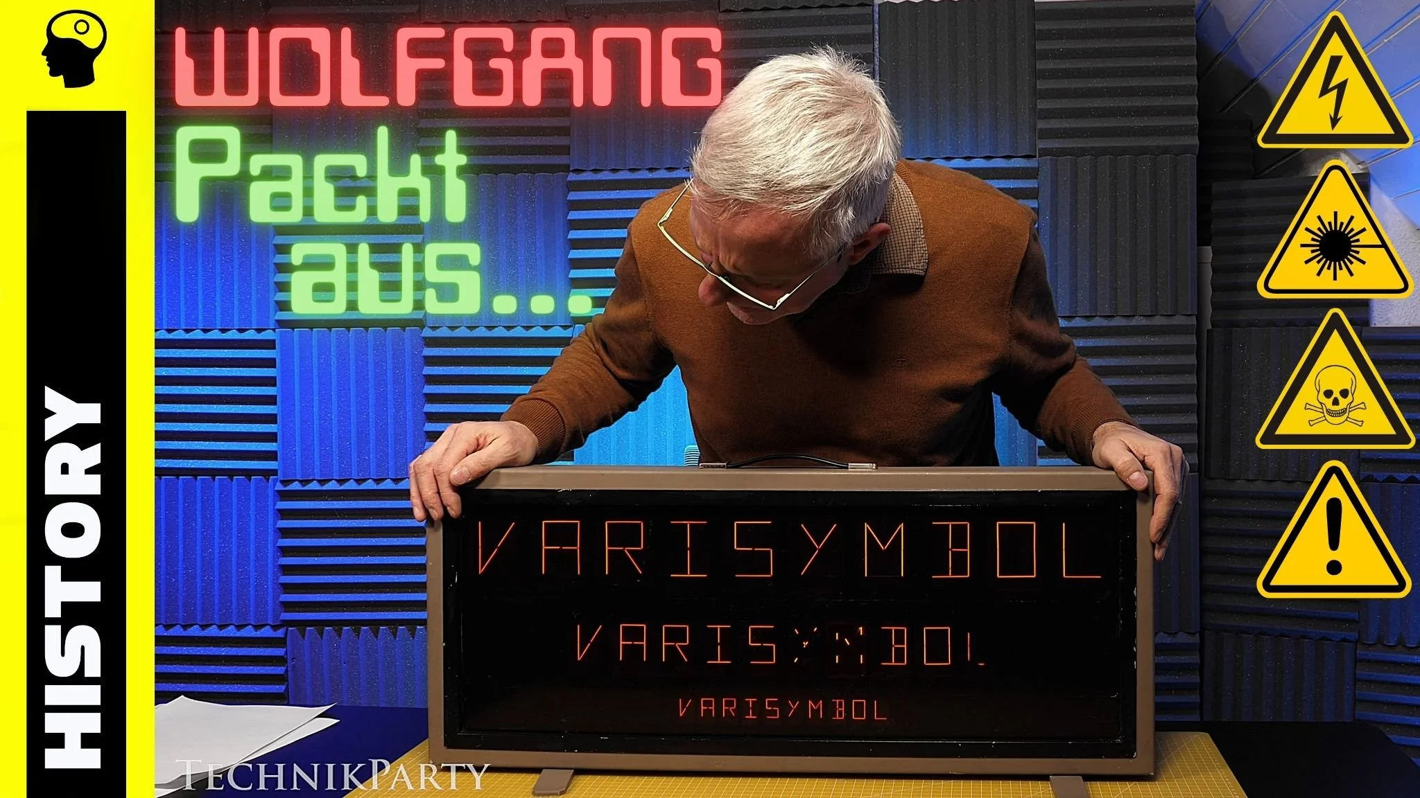 Wolfgang packt aus: Anzeigen und Laser