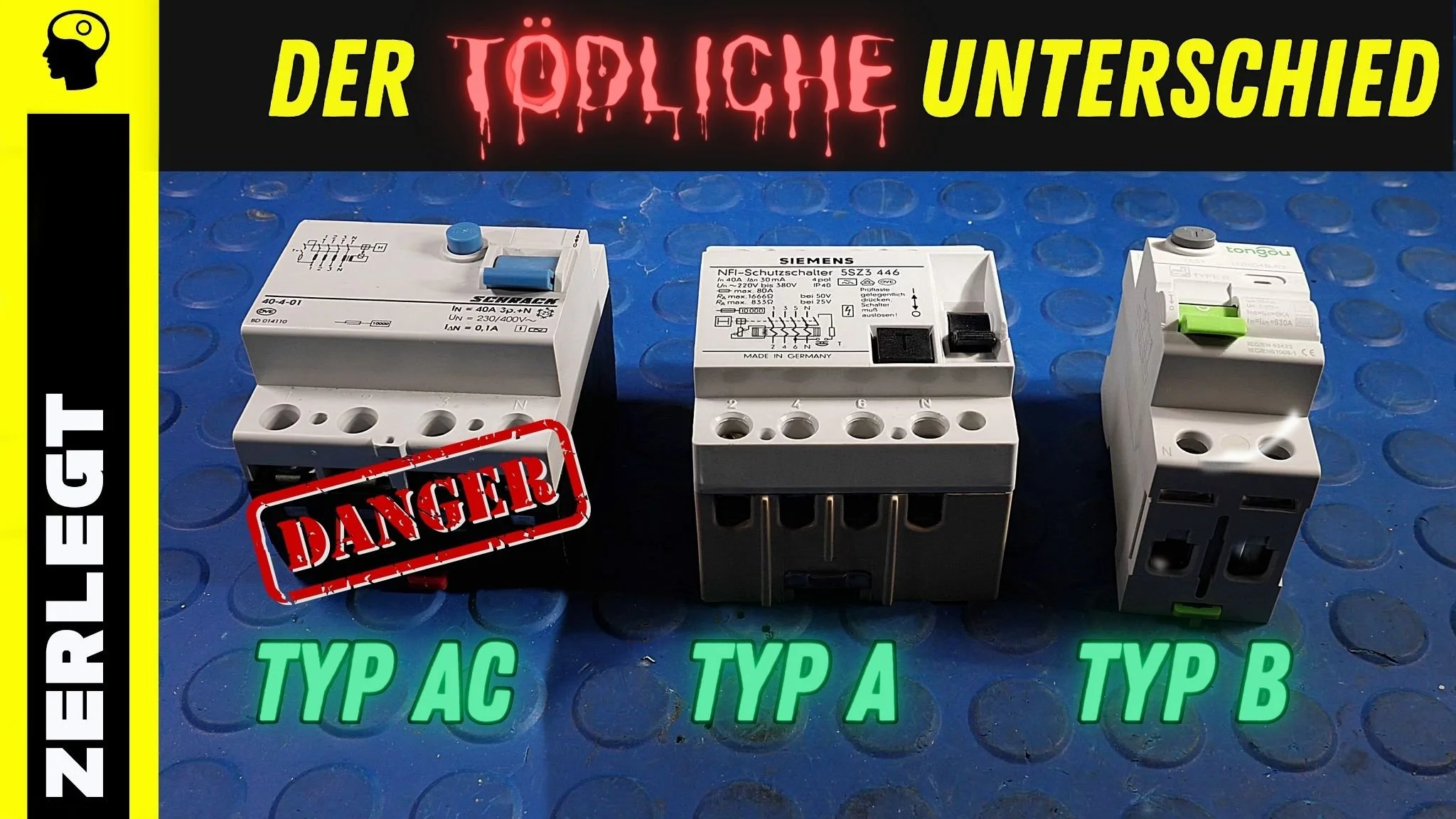 RCD Typ "AC", "A" und "B": Der gefährliche Unterschied