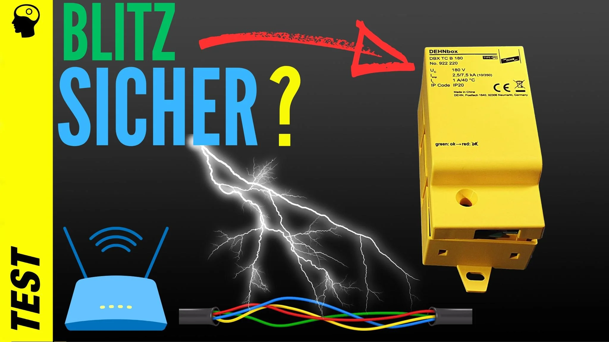 DSL Überspannungsschutz | Ausprobiert und zerlegt: | Dehnbox 180