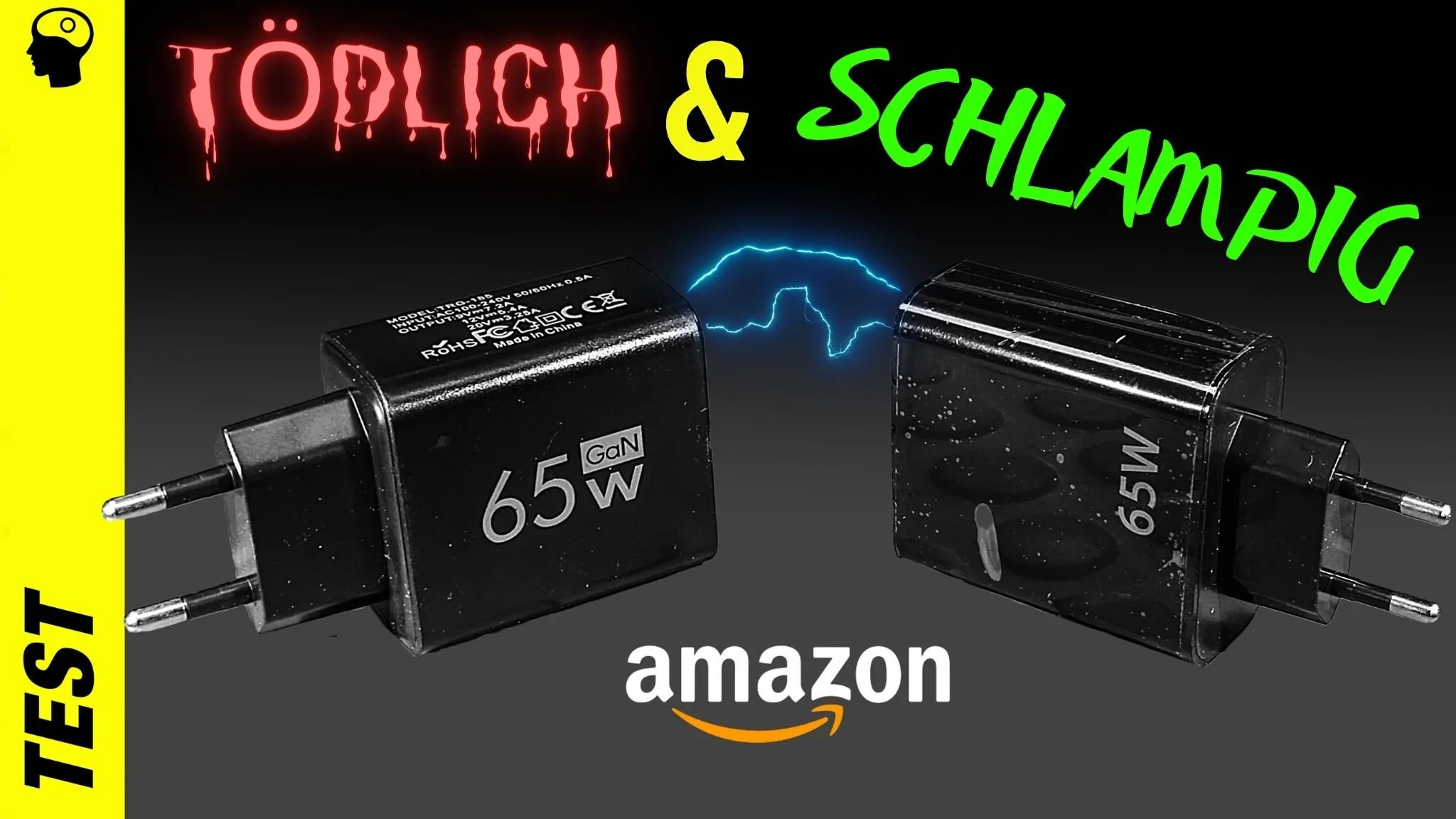 Betrug oder tödlich: 65W GaN USB Charger für 10€ bei Amazon | Review