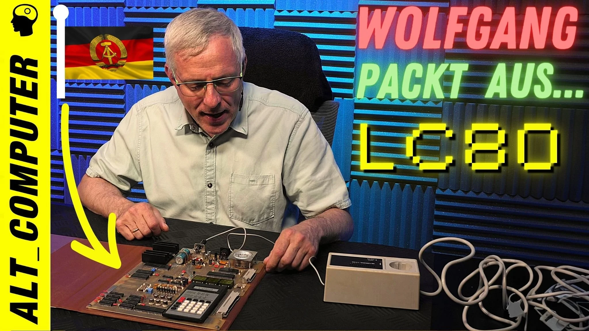 Wolfgang packt aus: DDR Lerncomputer LC80