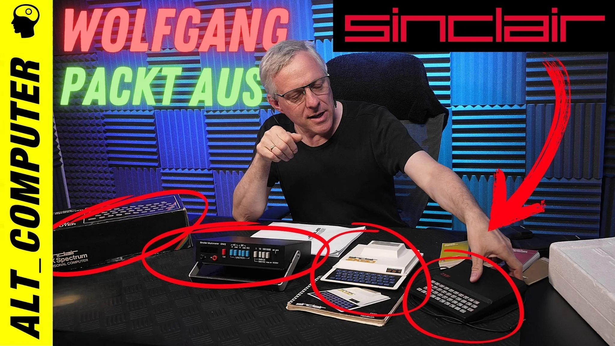 Das Sinclair Spektrum - Wolfgang packt aus!