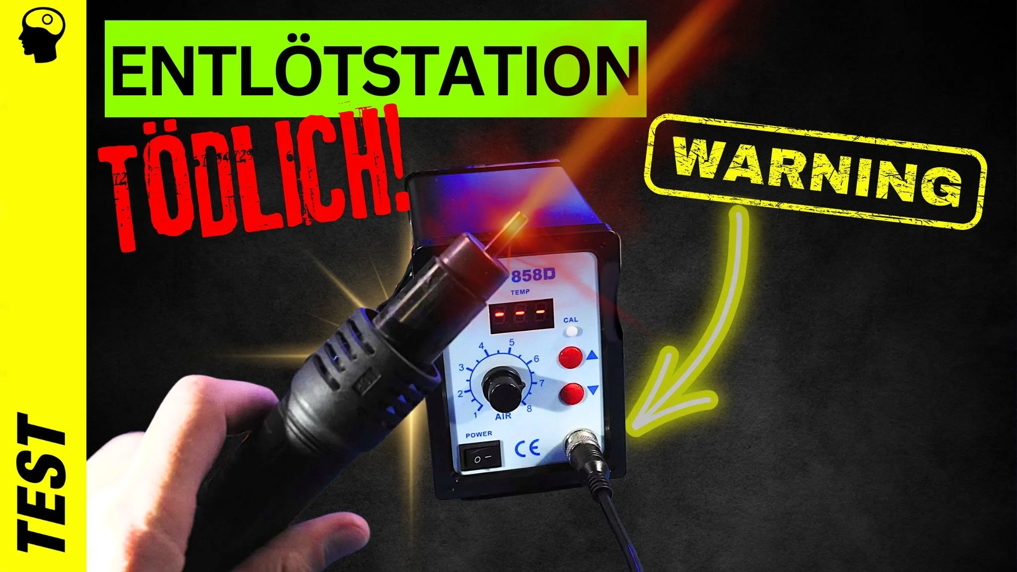 Tödliche Entlötstation! 858D mit gefährlichen Schwächen!