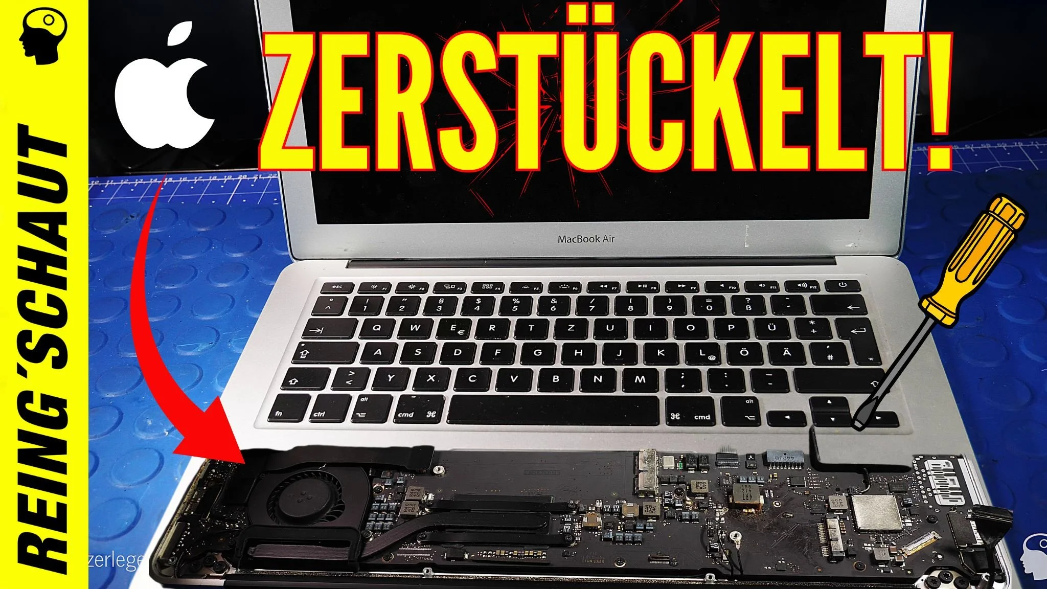 MacBook Air zerstückelt: "Reing'schaut!"