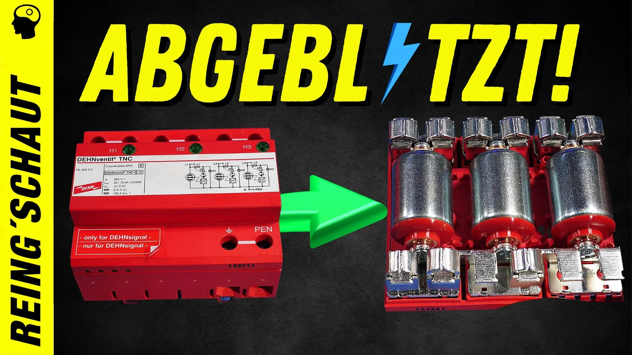 Gewitterschaden: DEHNVentil Autopsie | Überspannung | Blitzschutz