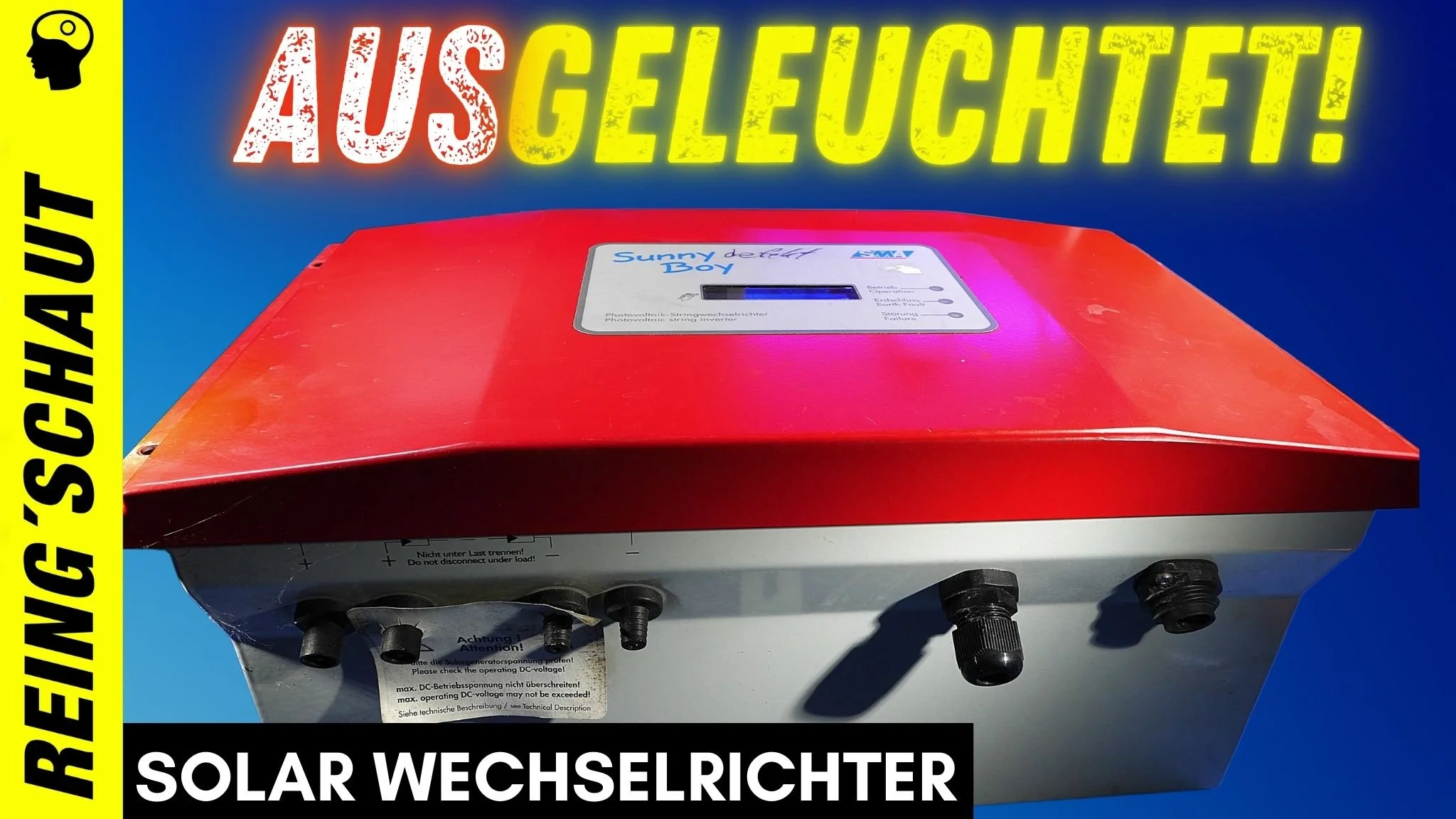 "Sunny Boy" Wechselrichter Autopsie