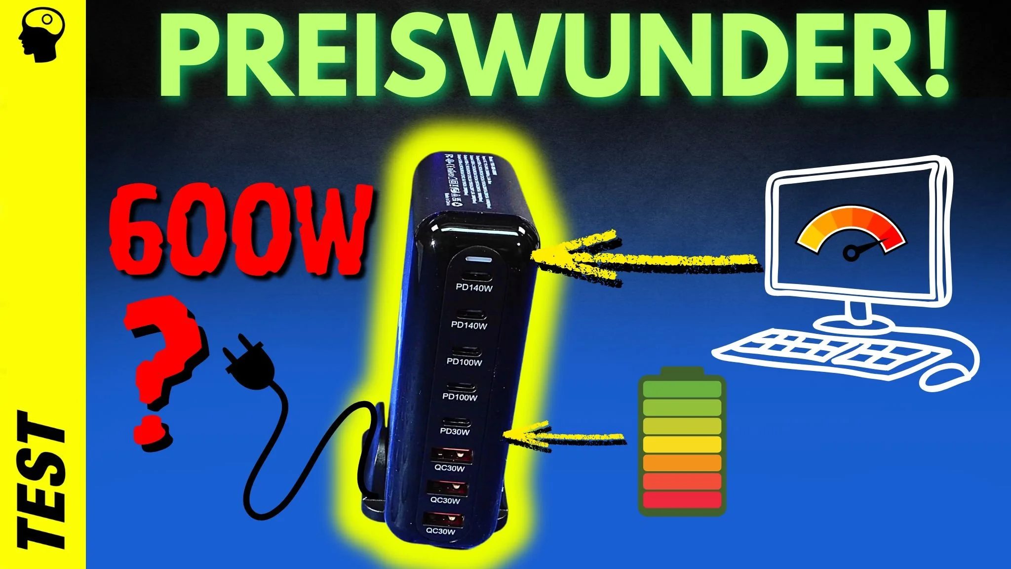 600W USB Lader: SCHROTT oder BILLIG? | NXPGKEA USB Charger im Test | Reing'schaut