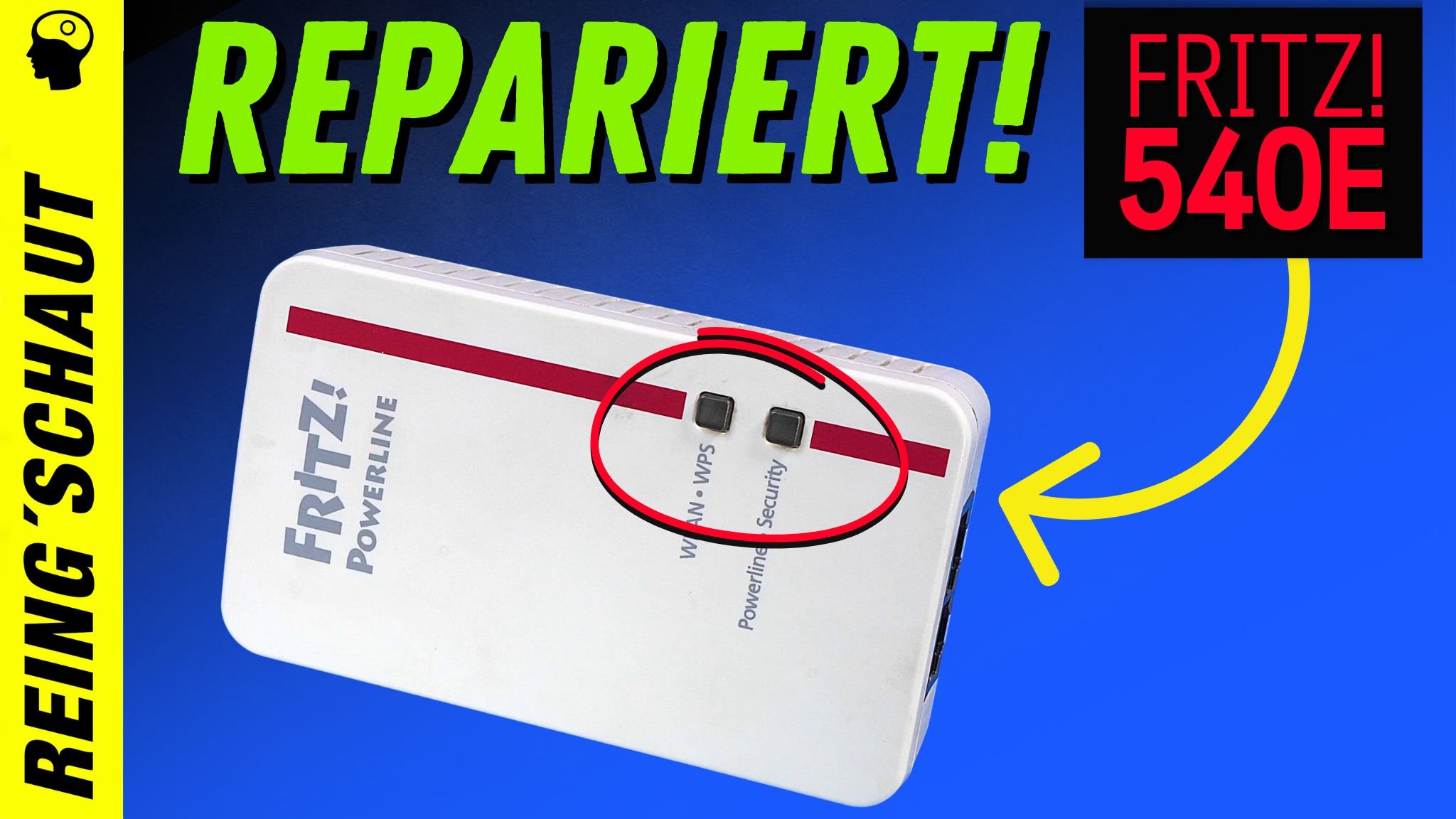 Fritz Powerline 540E | reing'schaut und repariert!