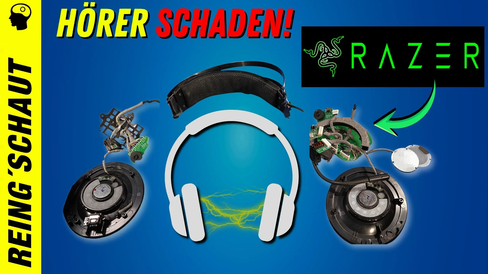 Repariert Razer Reing'schaut! Nari Ultimate Gaming Headset Teardown