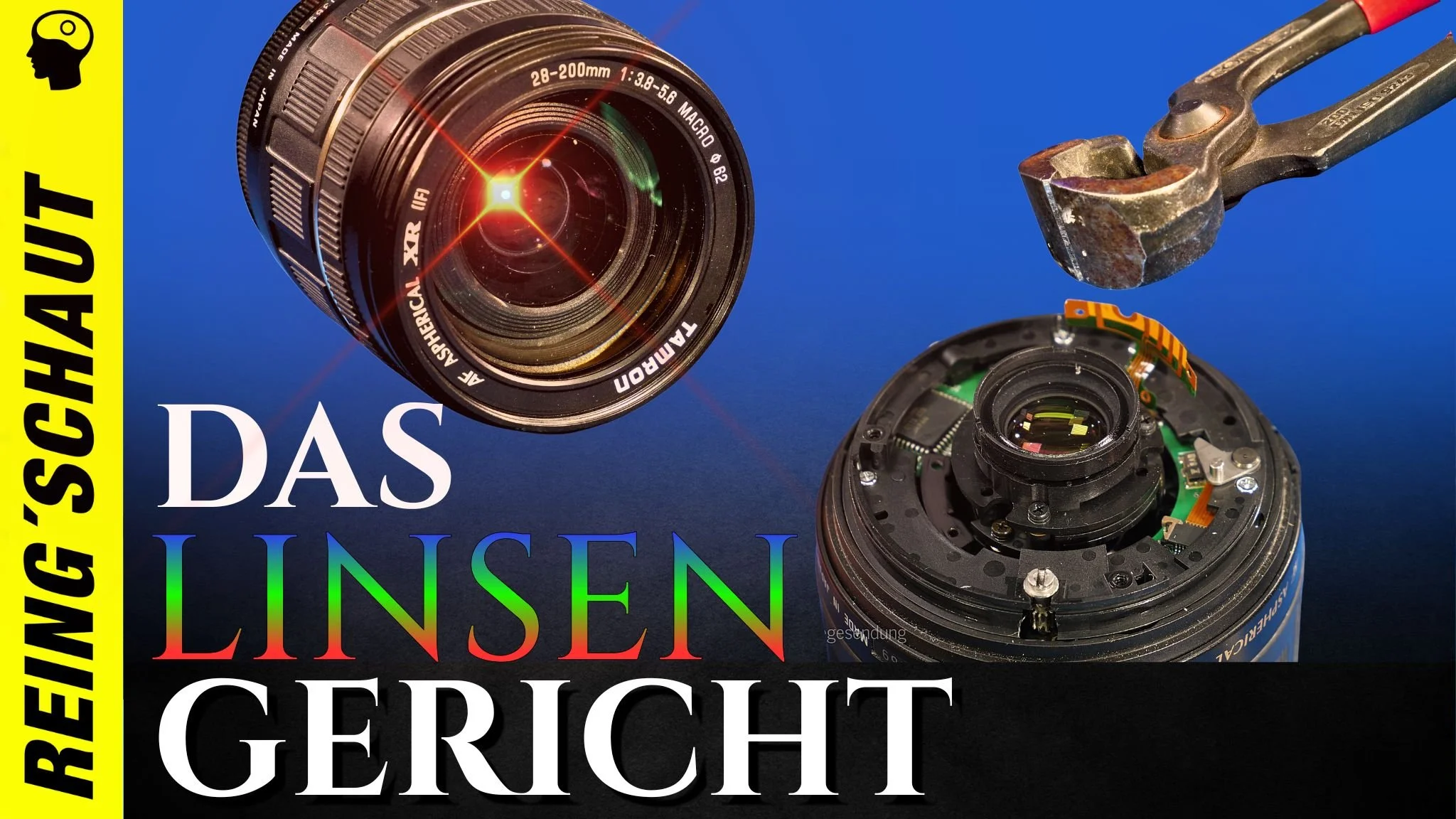 Objektiv GESEHEN! Überraschende Optik eines Tamron 28-200mm Objektives im Teardown (Nikon Variante)