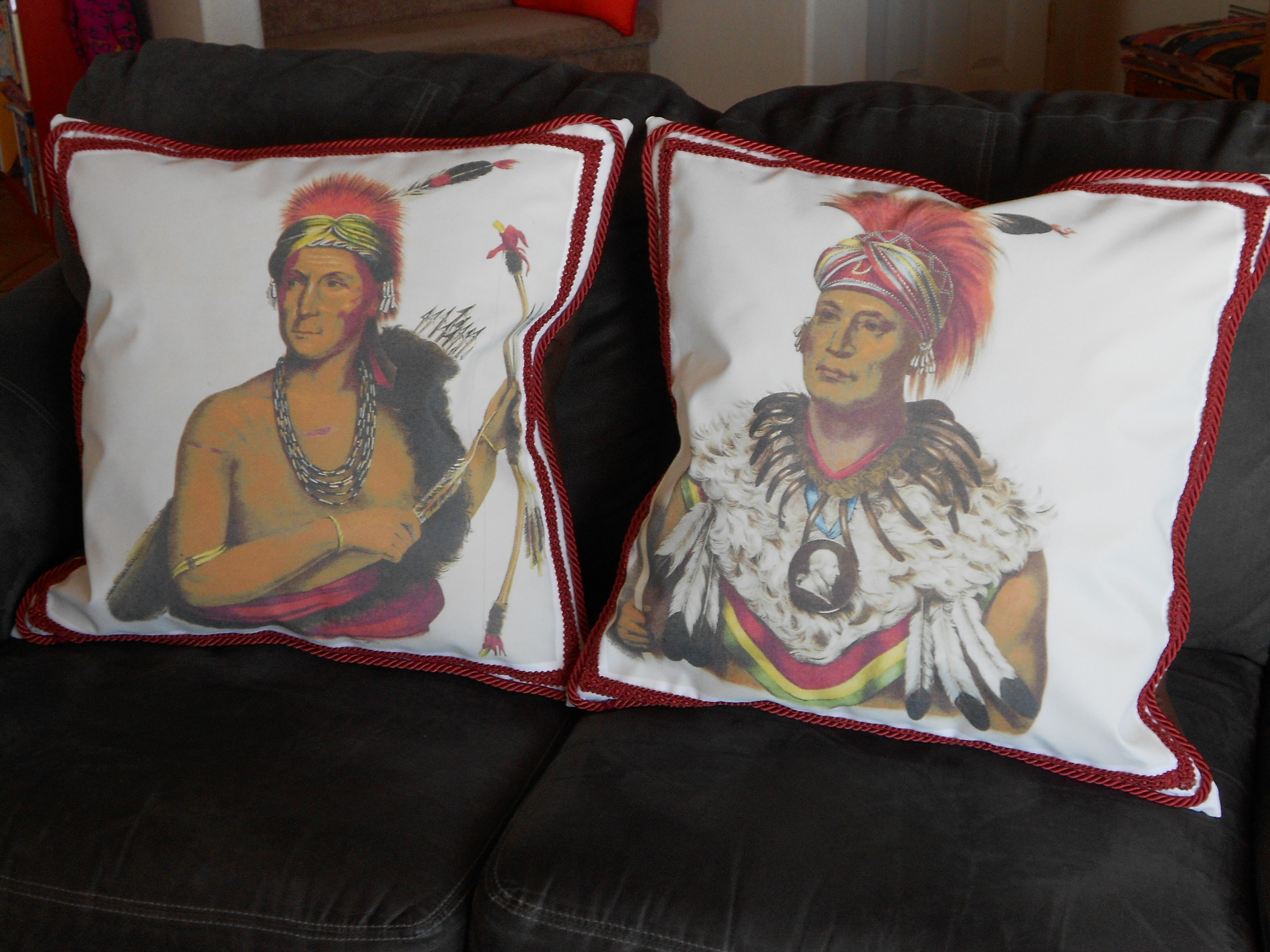 Pillows made from Canvas