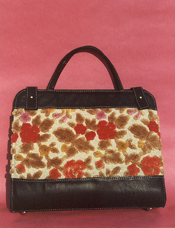 Vintage Fabric with leather