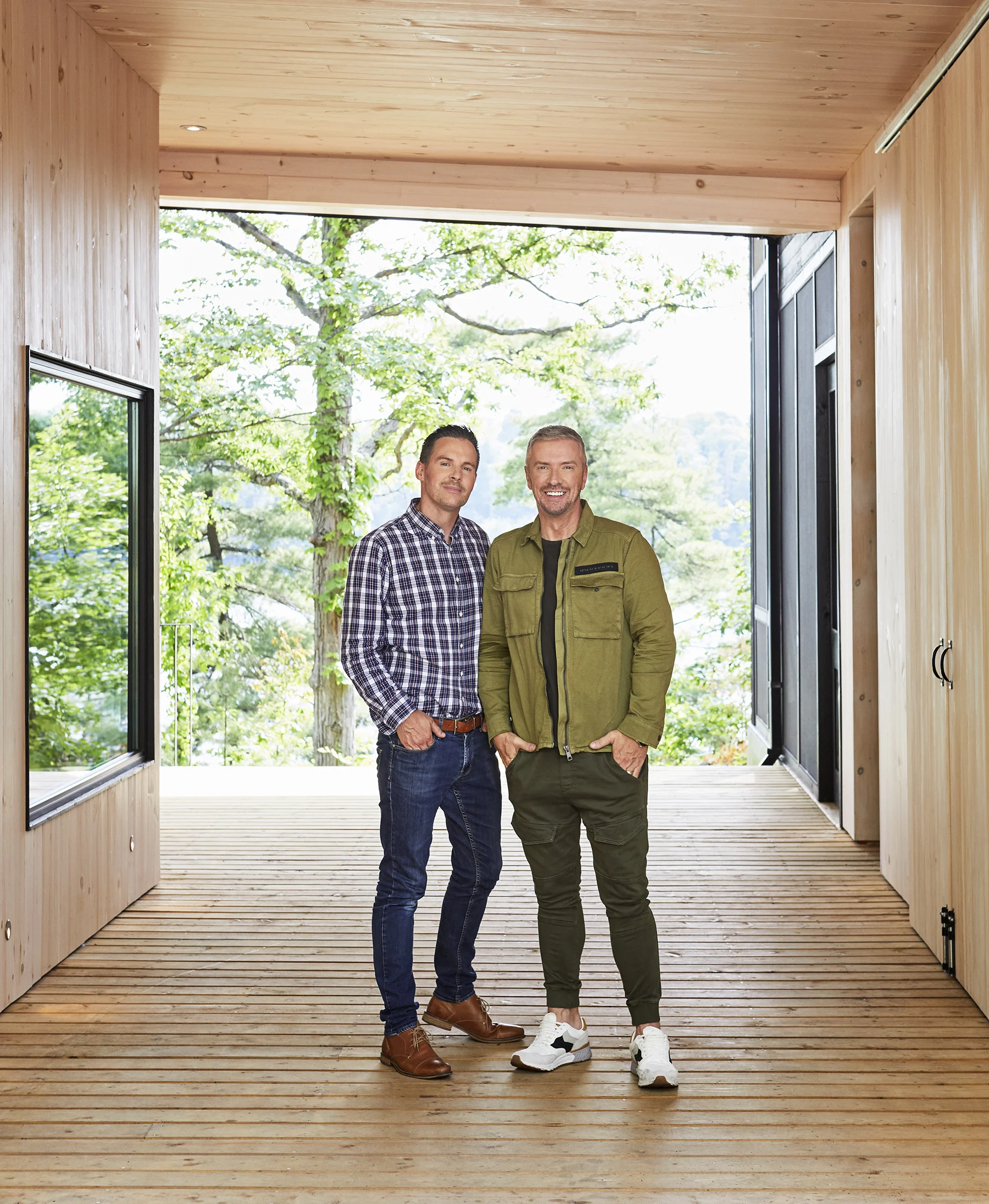 Interior Designers & TV Personalities, Colin McAllister and Justin Ryan.