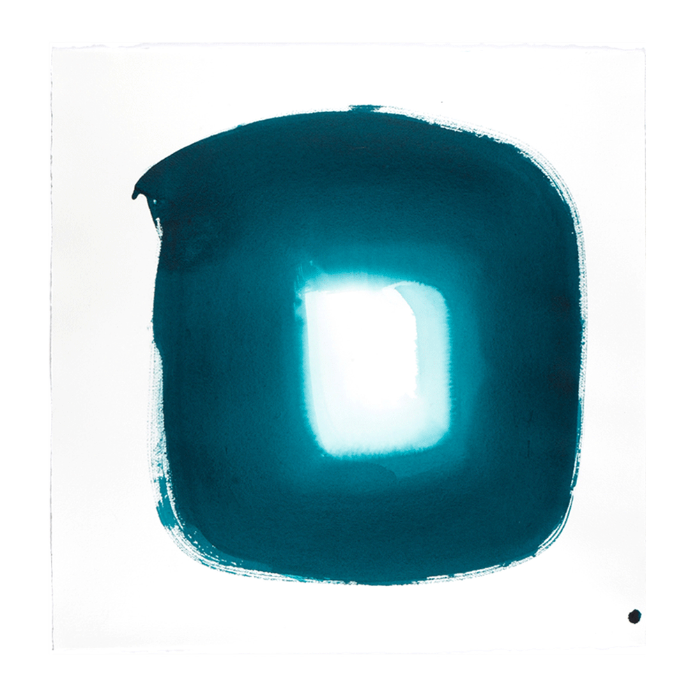 2012 · Aperture in Turquoise I