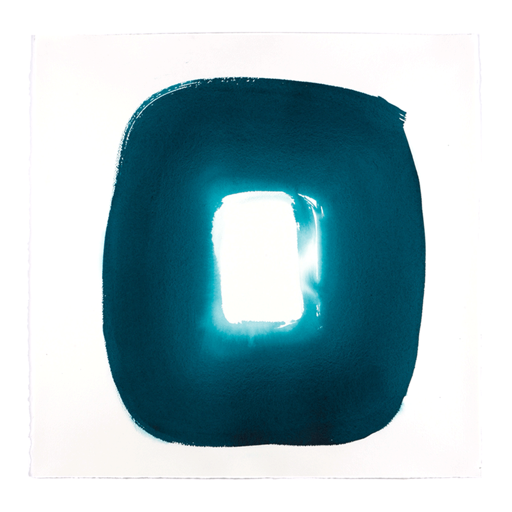2012 · Aperture in Turquoise III