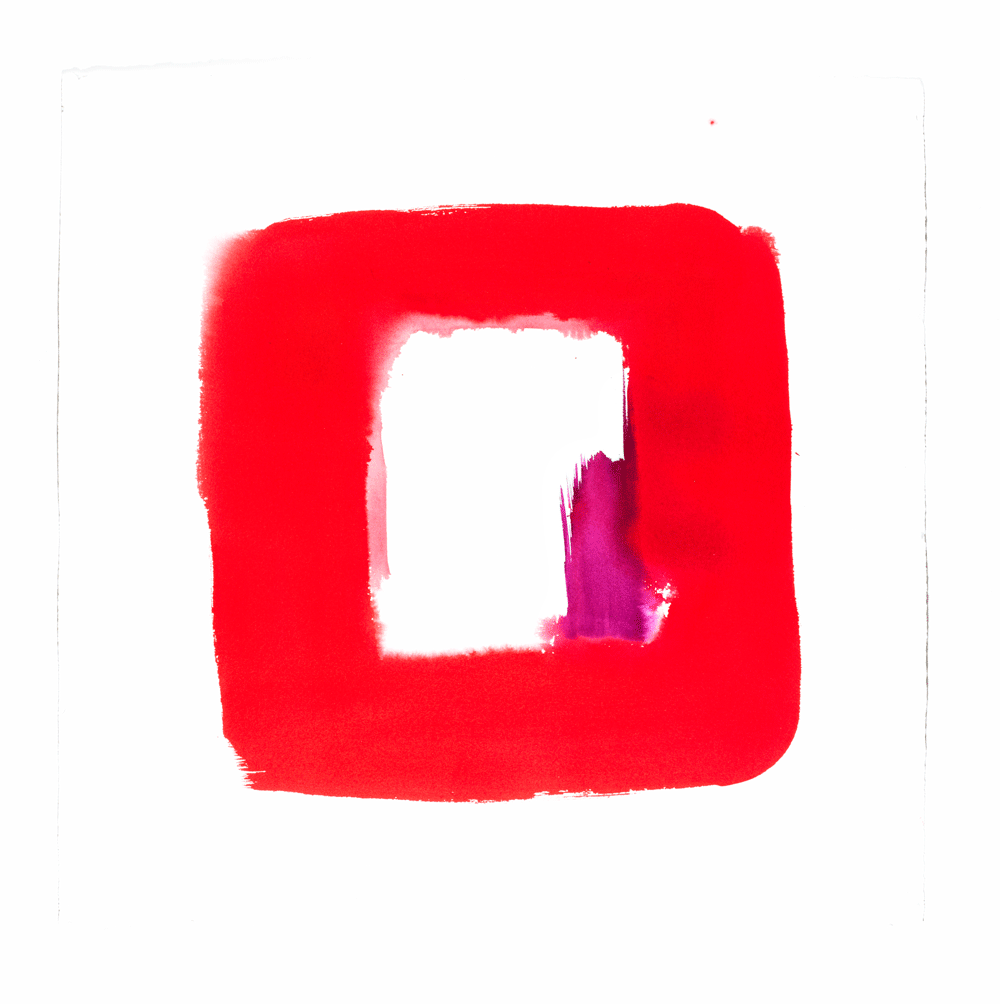 2013 · Aperture in Red with Violet Accent IV
