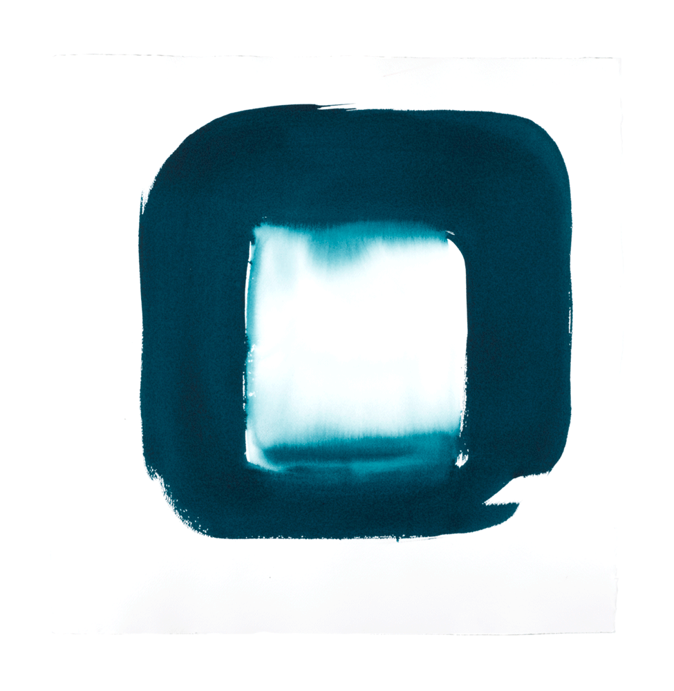 2013 · Aperture in Turquoise IX
