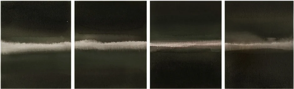 The Space Between - quadriptych in black forest #1