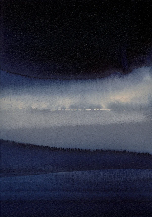 The Space Between - deep blue #3