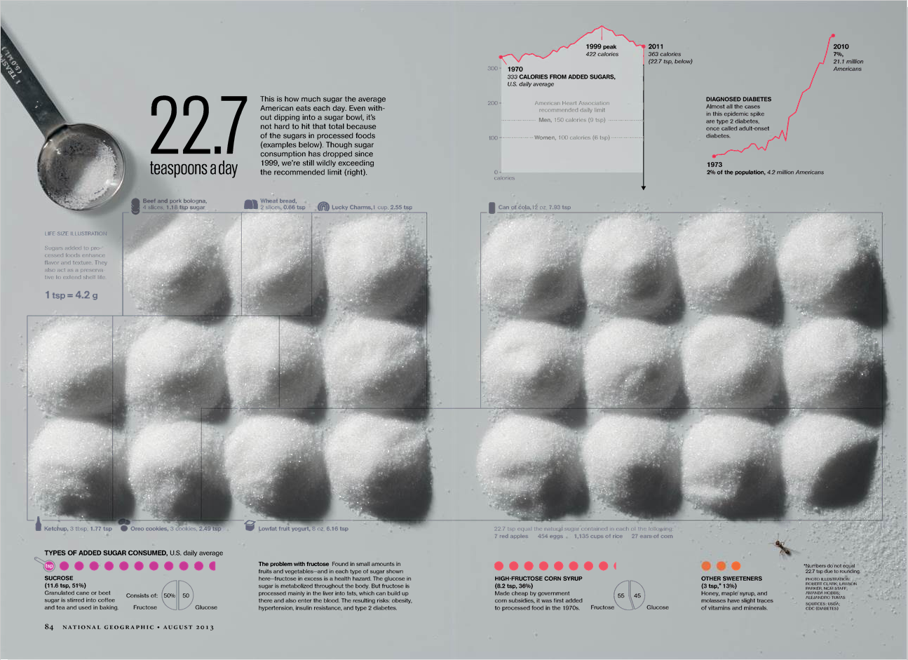 National Geographic magazine, August 2013. Reproduced with permission. Photo illustration: Robert Clark; Lawson Parker, NGM staff; Amanda Hobbs; Alejandro Tumas.