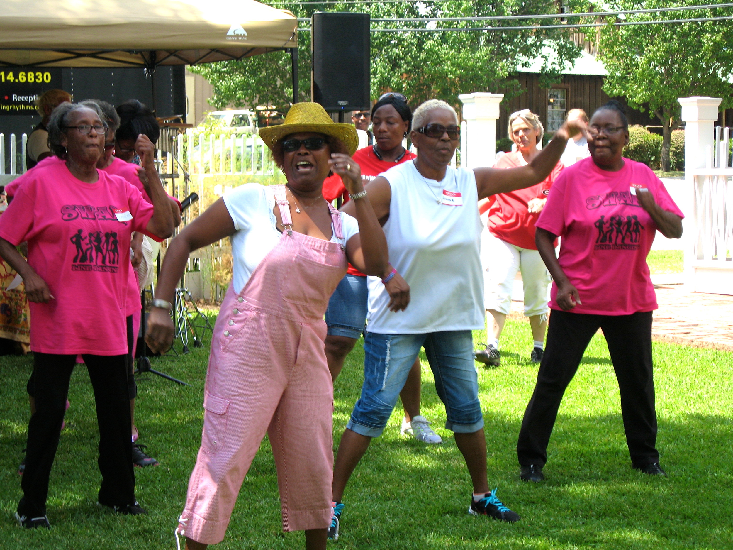 SWAH Fitness Dance Group did some mighty fine line dancing.