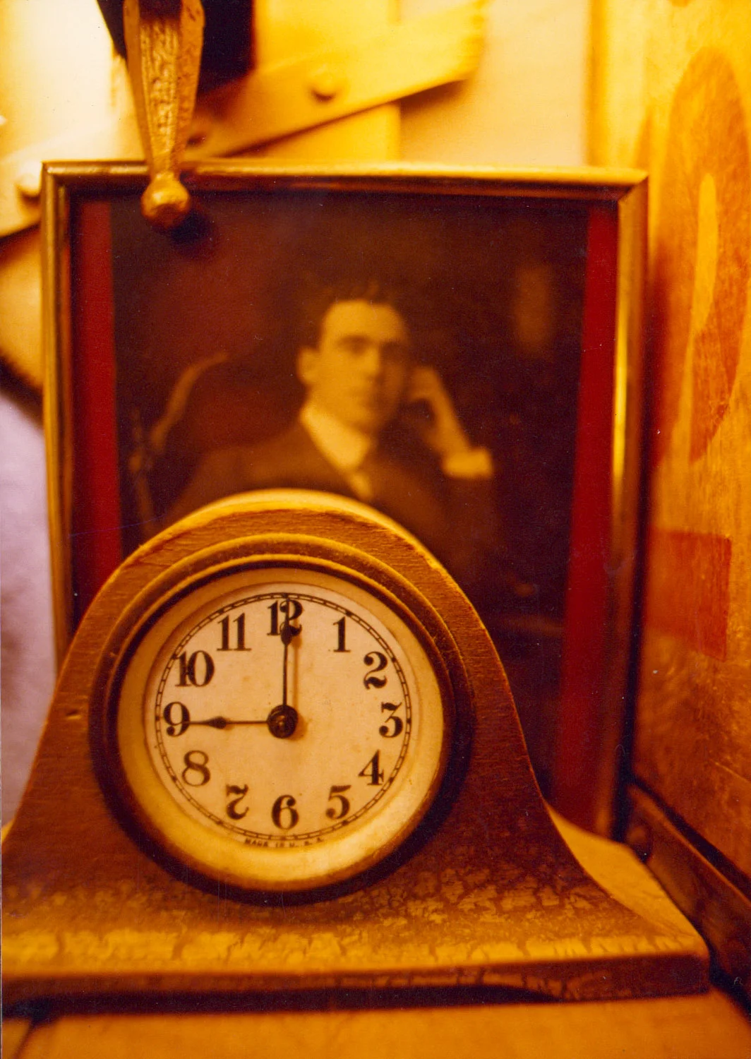 B Still life clock & Man photo.jpg