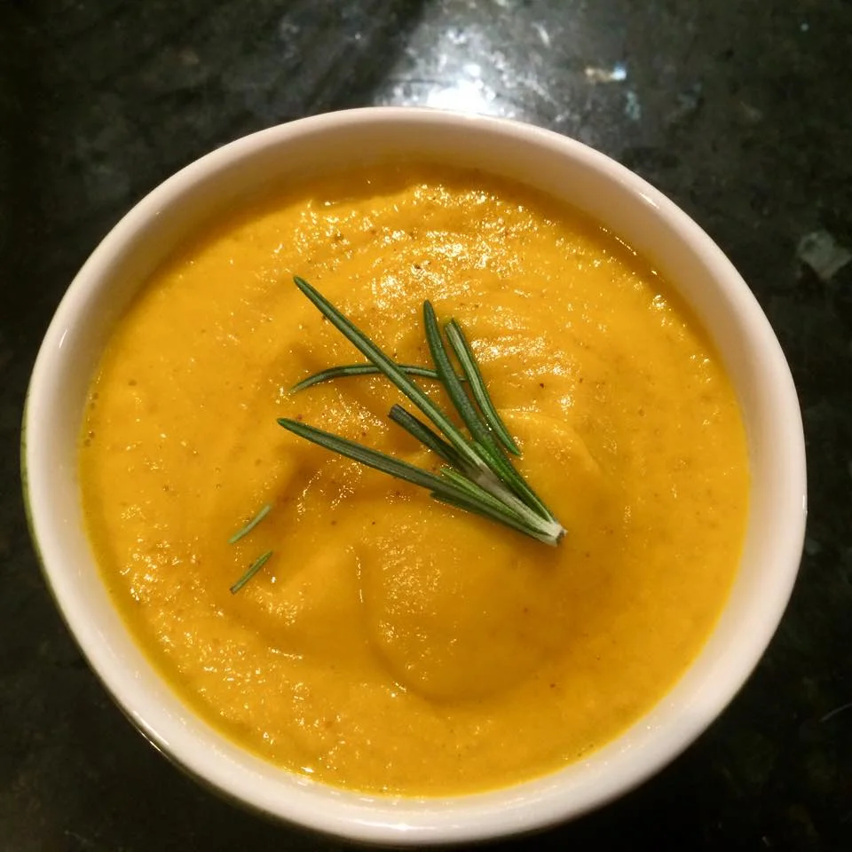 Carrot Cauliflower Tarragon Soup