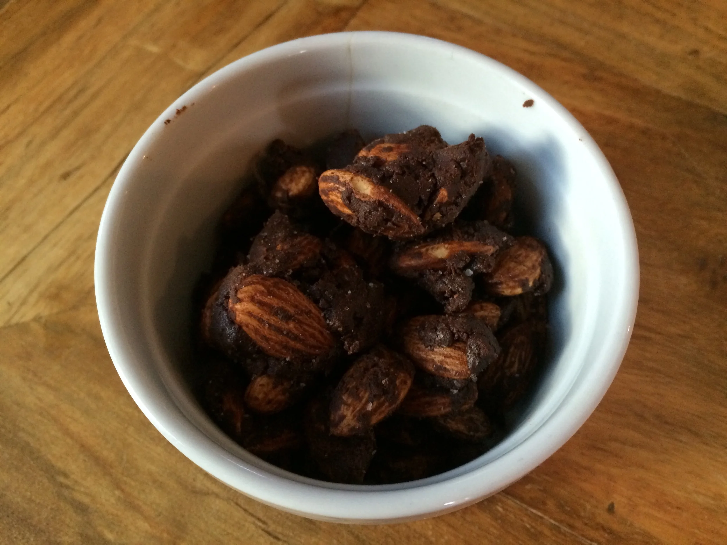 Almonds with Chocolate and Sea Salt