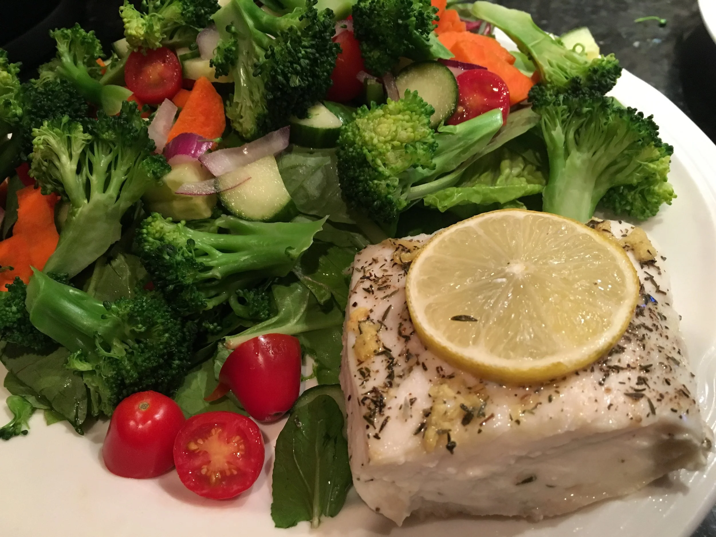 Parchment Baked Halibut