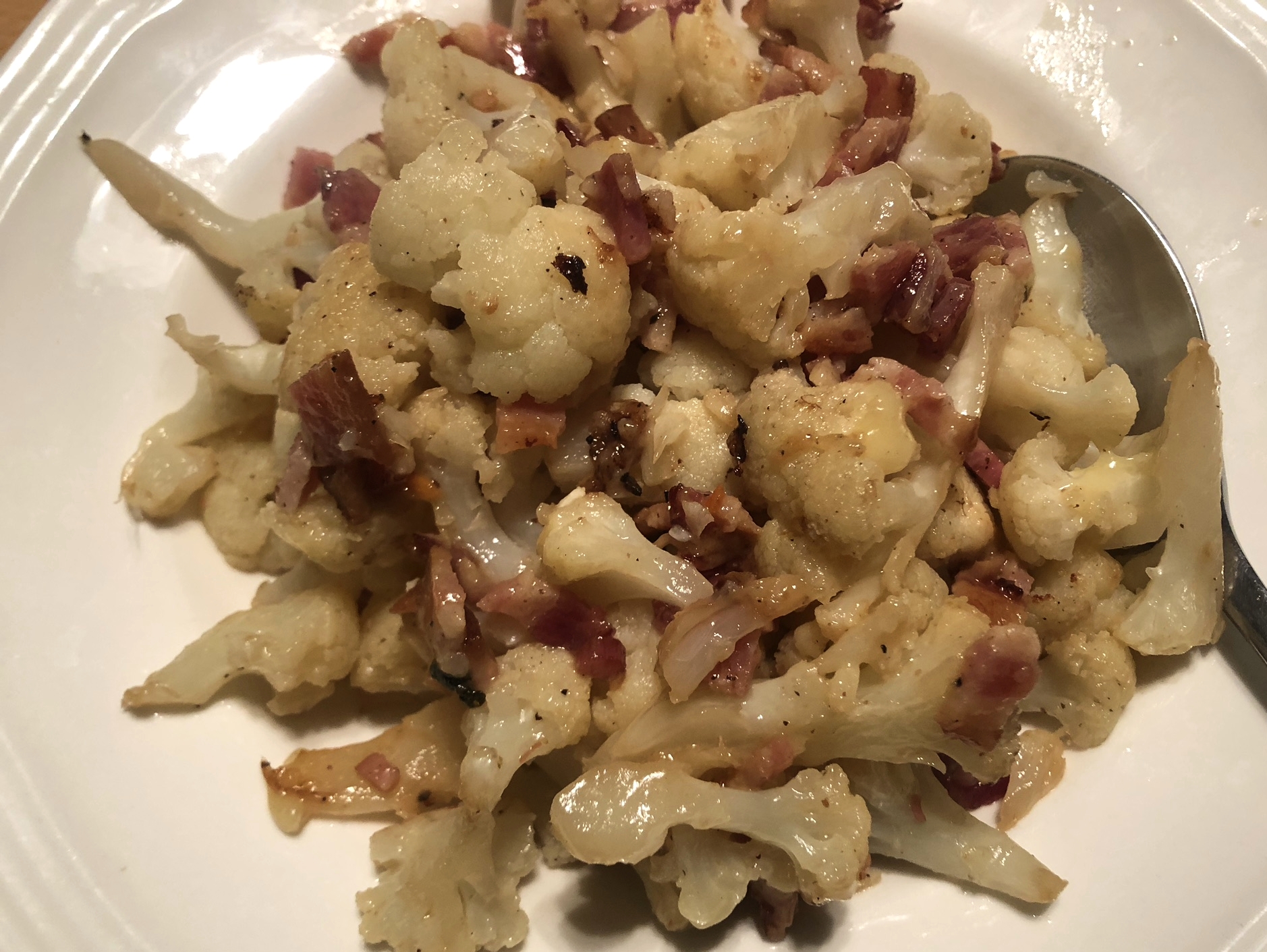 Cheesy Bacon Cauliflower