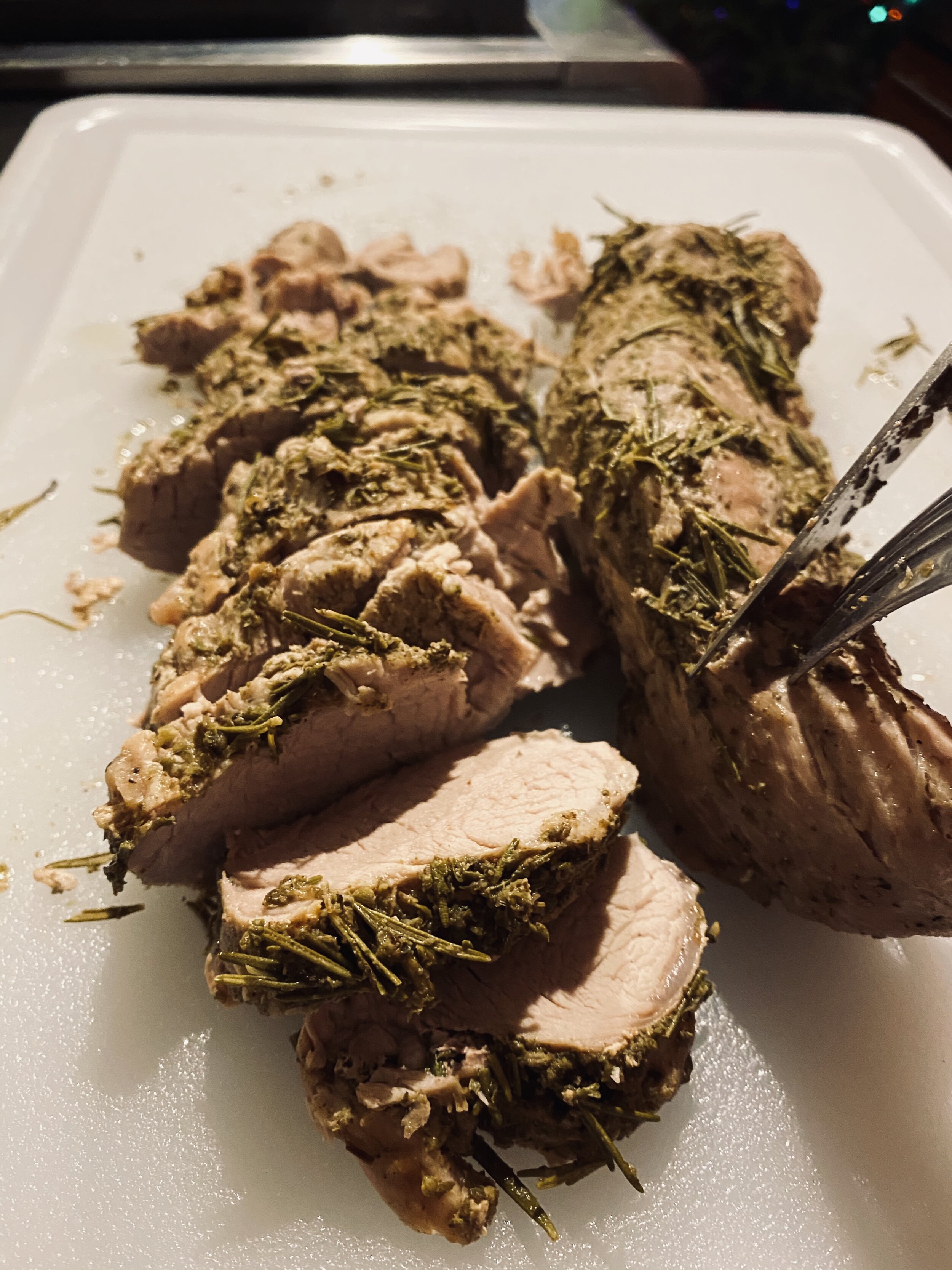 Instant Pot Rosemary Pork Tenderloin