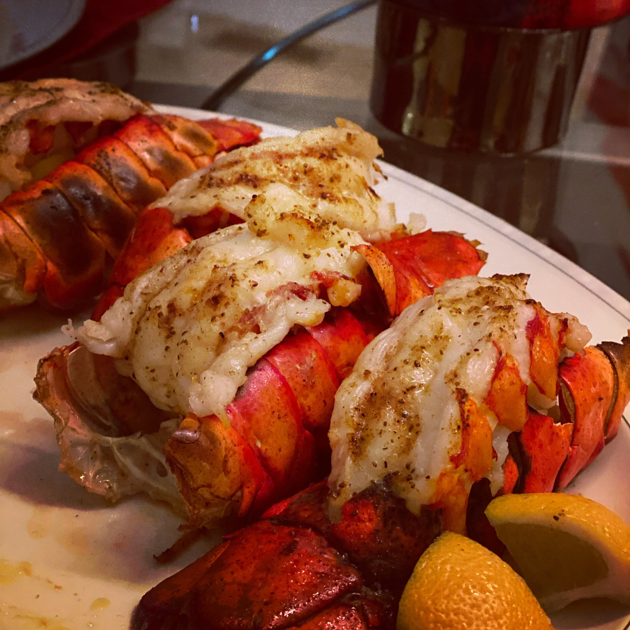 Broiled Lobster Tails