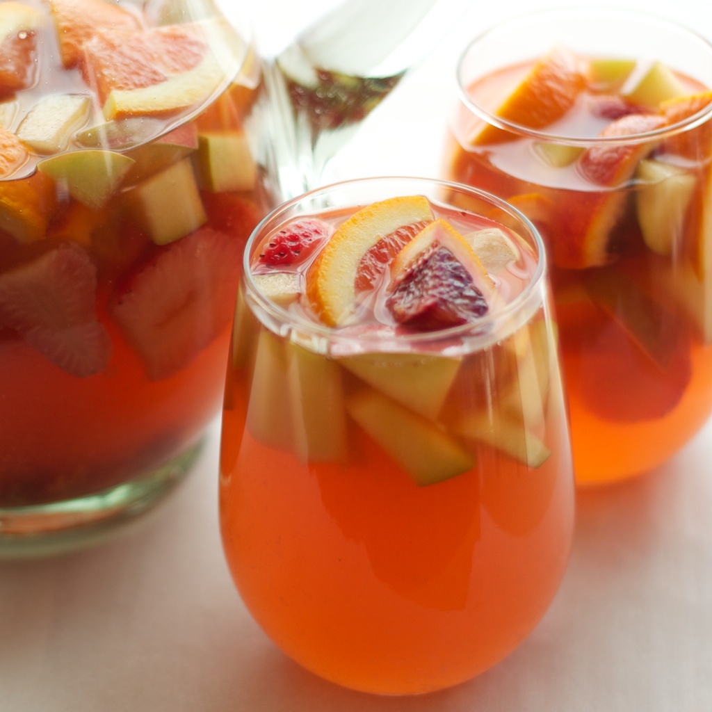 Blood Orange Sangria — Pixels + Crumbs