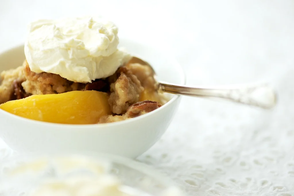 Spicy Peach Crumble