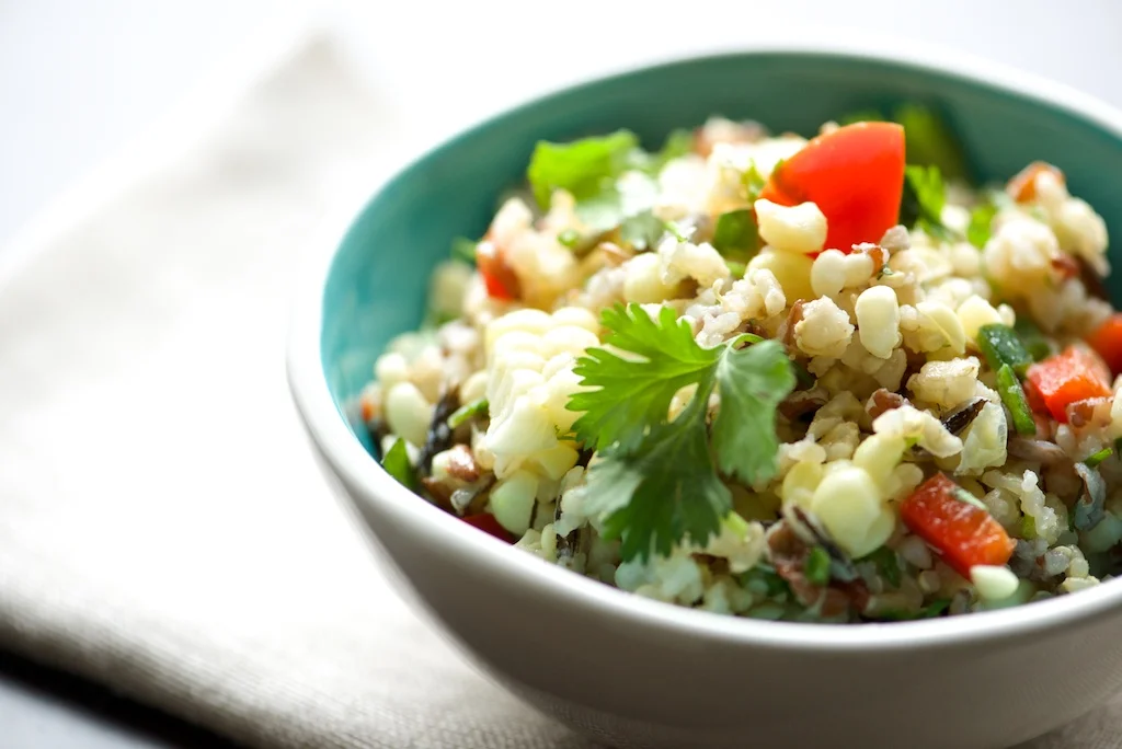 Spicy Corn + Quinoa Salad