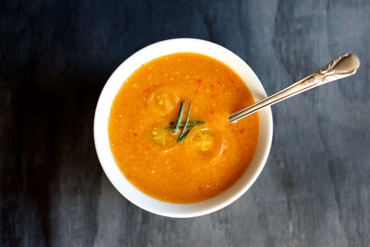 Cherry Tomato Gazpacho