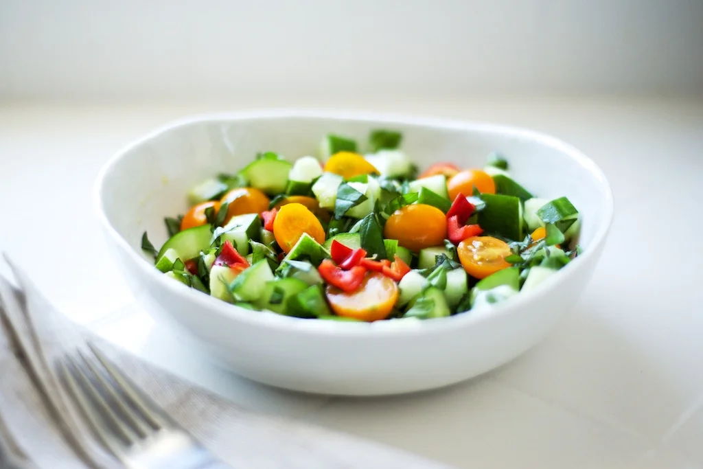 Cucumber + Basil Salad