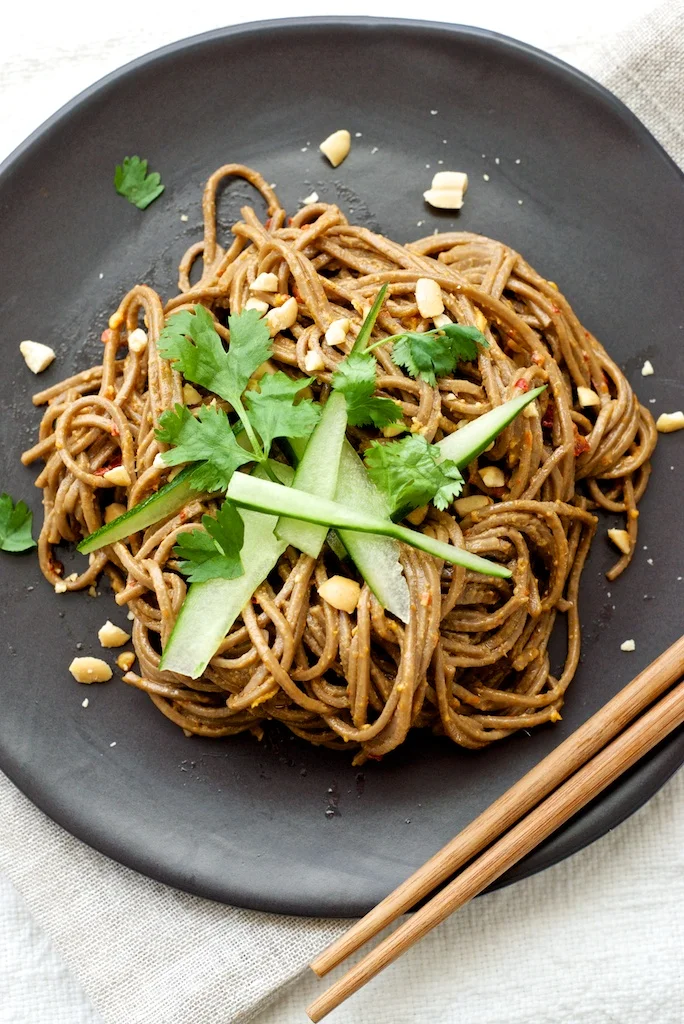Sesame Noodles with Cucumber