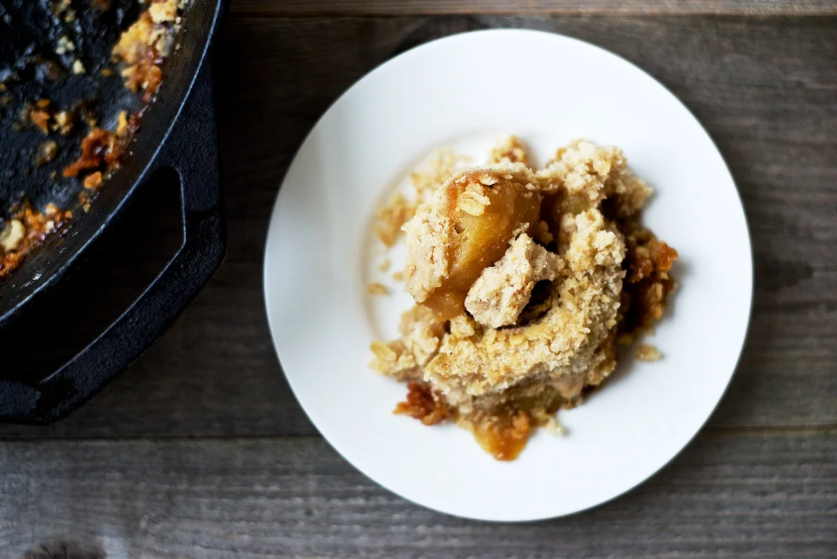 Caramel Apple Crisp