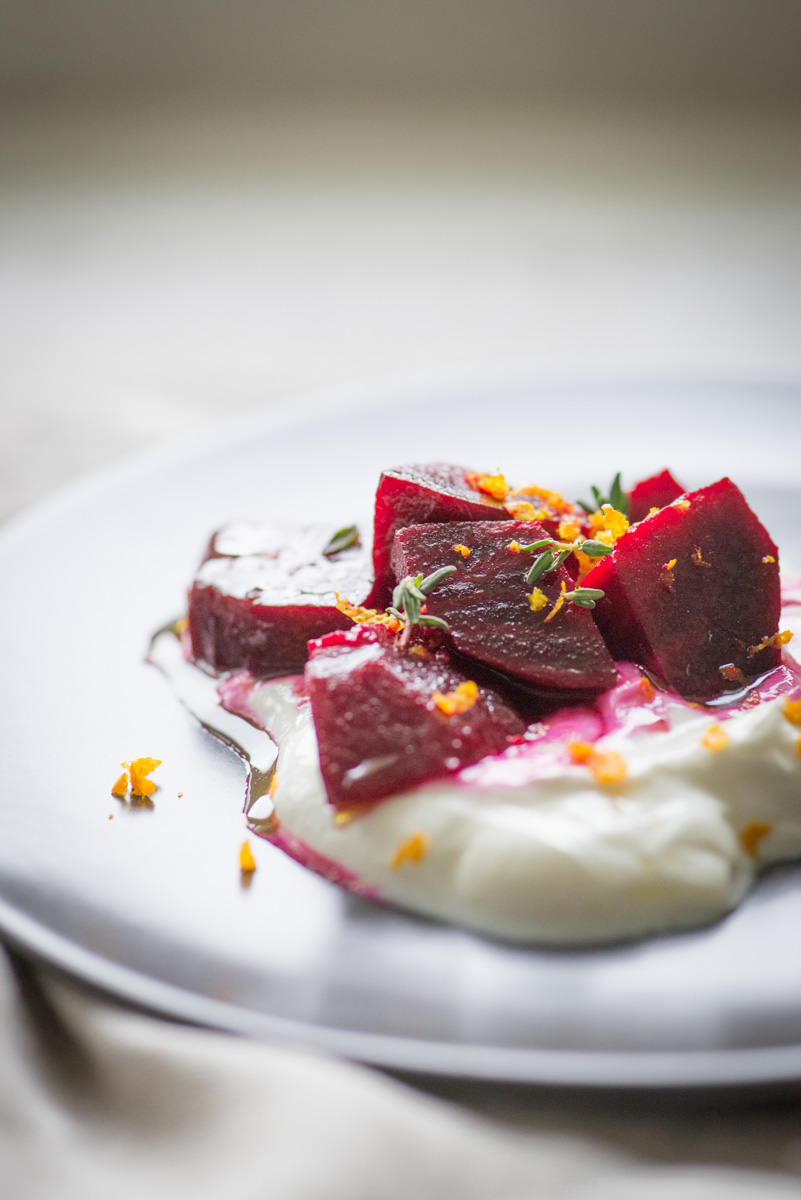 Pan Roasted Skate with Beetroot and Parmesan recipe