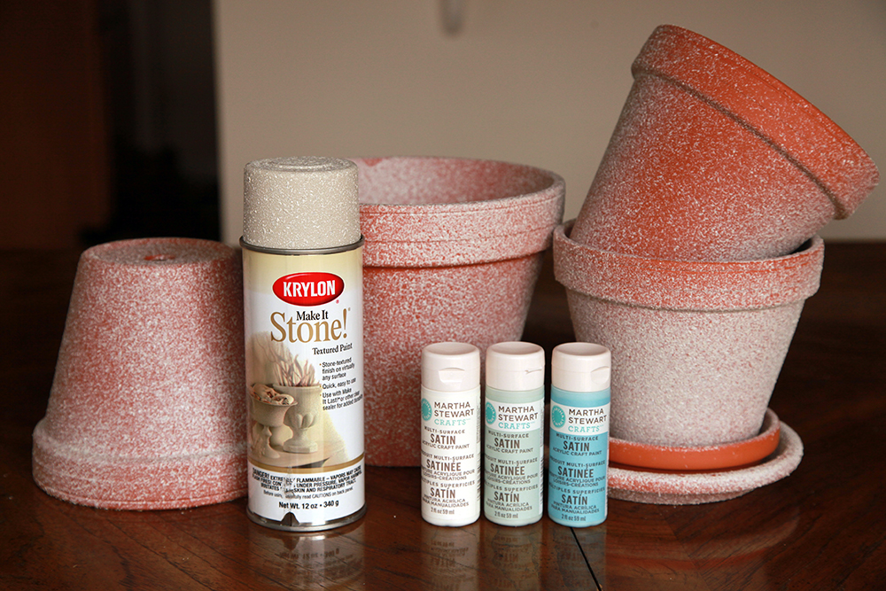 My Distressed Painted Flower Pot Diy