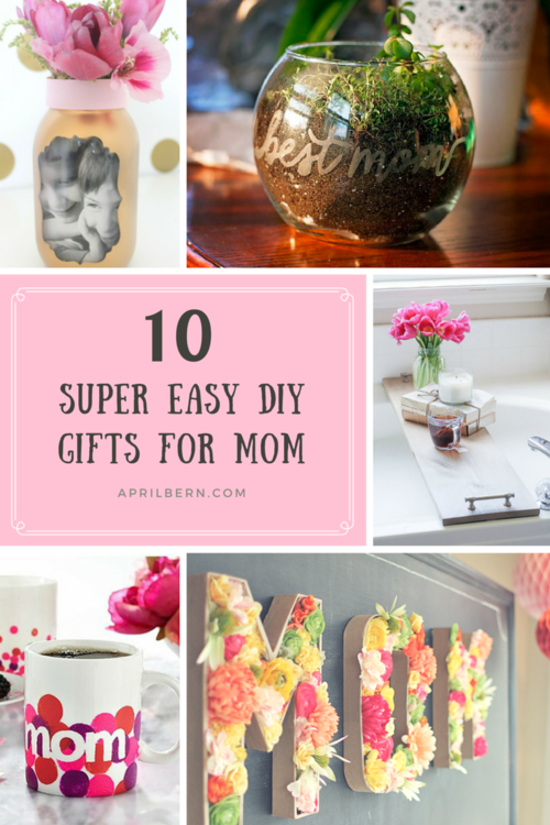 Easy Diy Gifts For Mom Free Printable