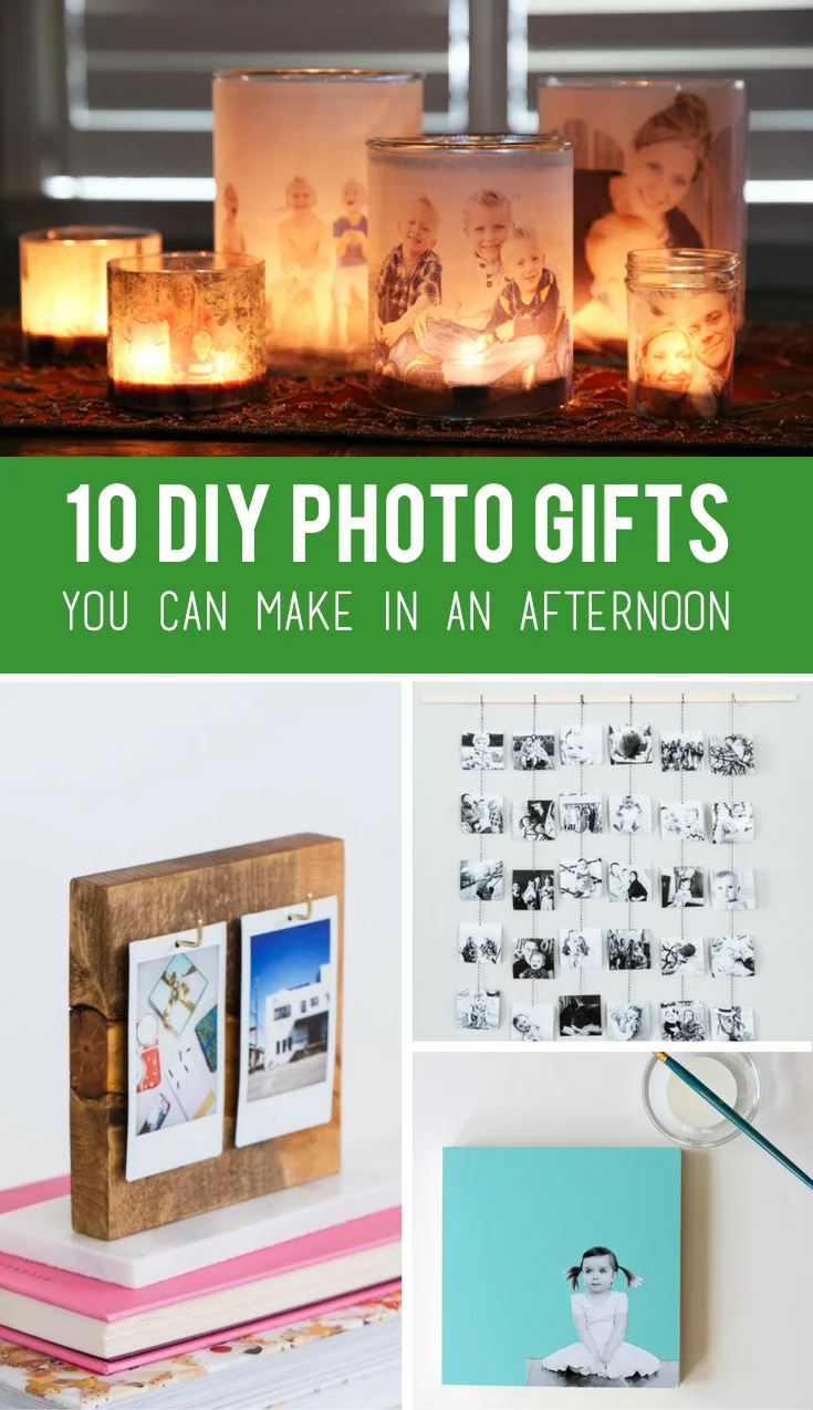 10 Super Easy DIY Photo Gifts