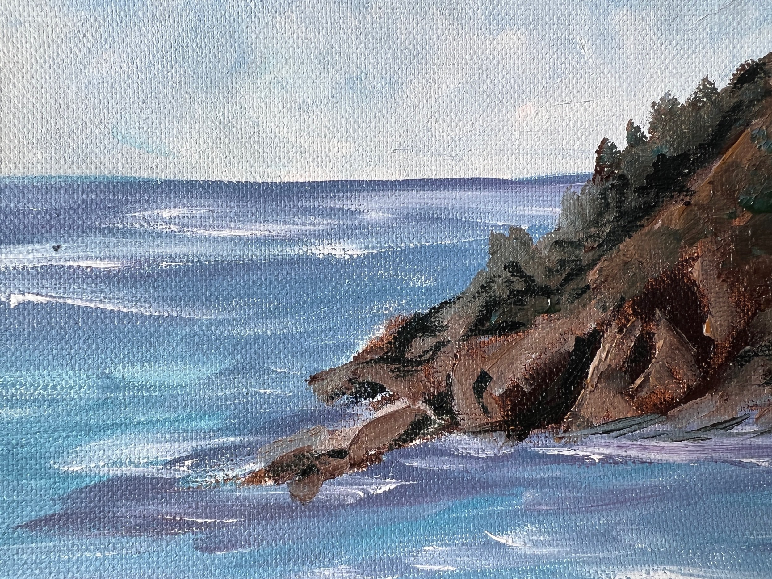 New Painting - California Coastline