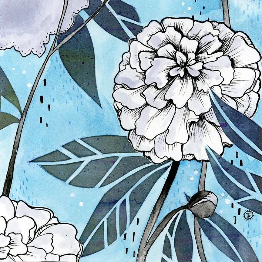 flowers for you mixed media by tiffany patterson.jpg