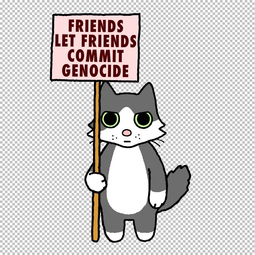 FRIENDS LET FRIENDS COMMIT GENOCIDE_transparent_sq tn.jpg